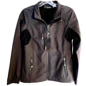 NWT Reebok Women's Jacket Small S Black  Misses Sz 6 8 Coat New